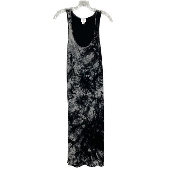 Evereve Peyton Jensen Womens Maya Gray Sleeveless Midi Dress Tie Dye size XS - Picture 4 of 15
